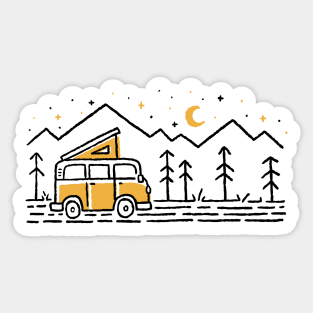 Adventure Car for light Sticker